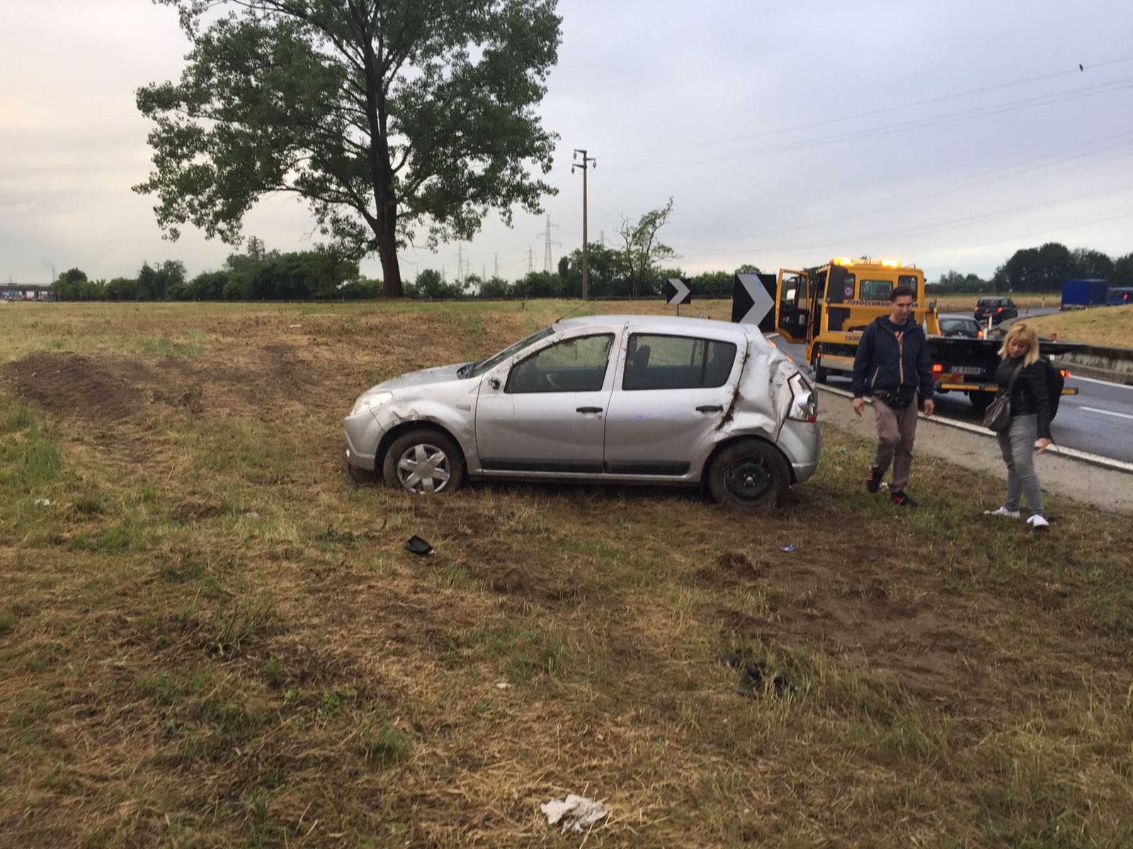 NICHELINO – Incidente in tangenziale a Stupinigi: un ferito