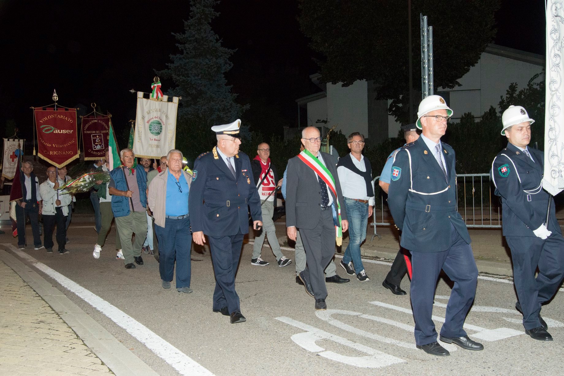 CARIGNANO – Commemorazione al pilone Virle