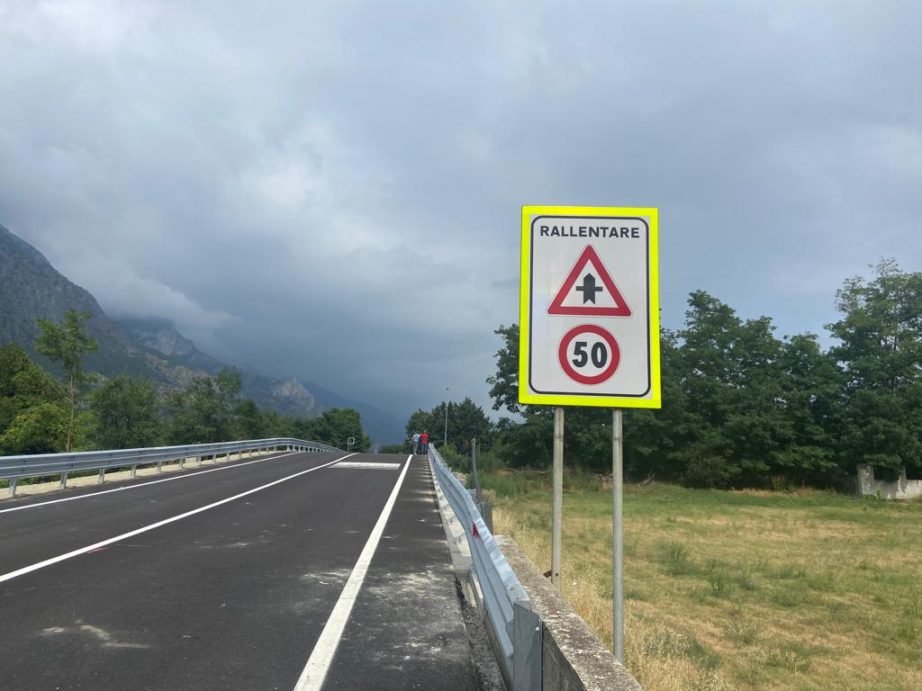 Susa, aperto al transito il nuovo ponte sul Rio Scaglione