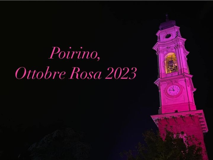 POIRINO – Campanile in rosa per la lotta ai tumori femminili