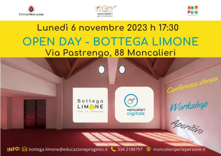 MONCALIERI – Open day alla Bottega Limone