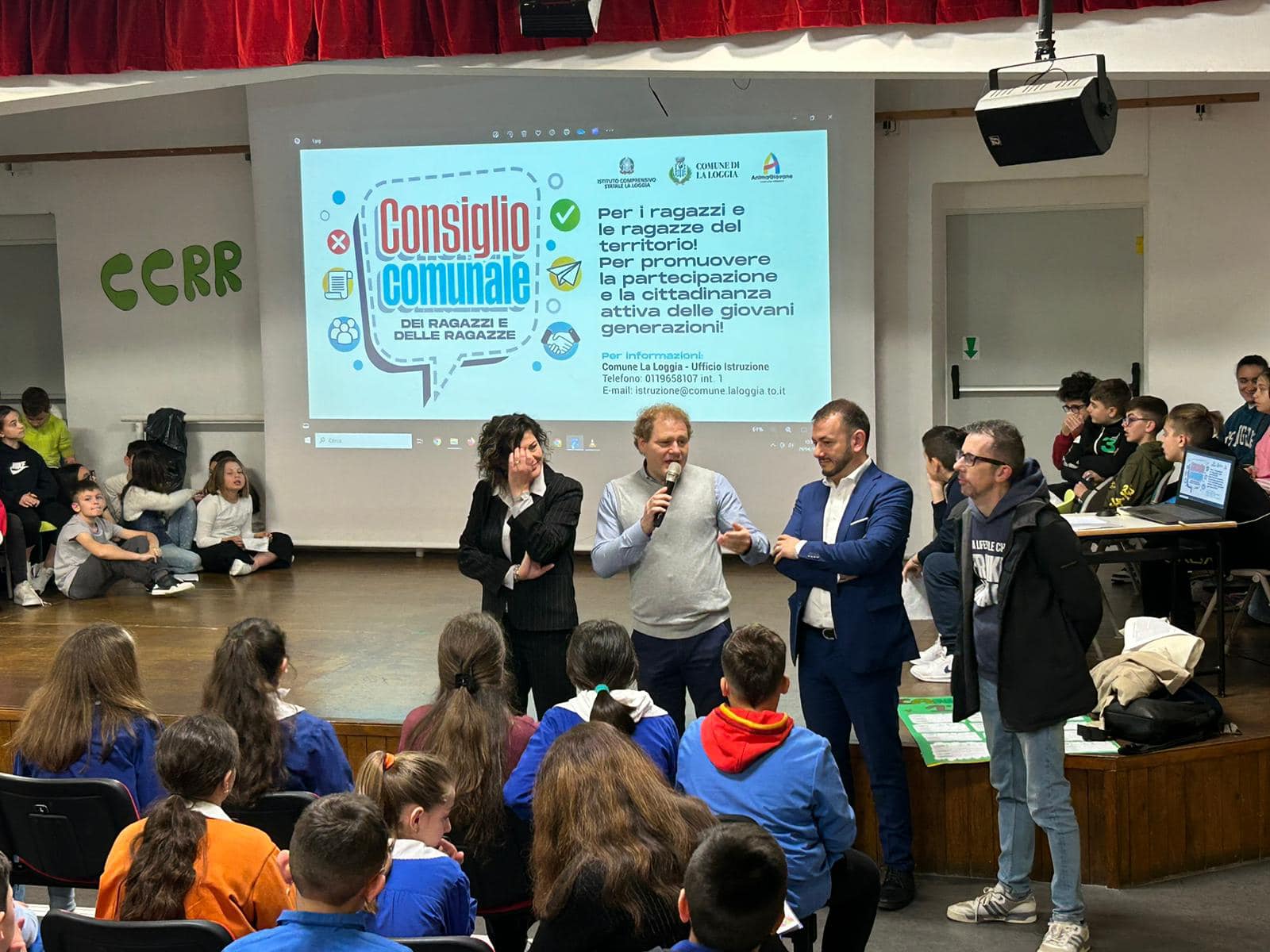 LA LOGGIA – Presentazione delle classi che partecipano al progetto del consiglio comunale dei ragazzi