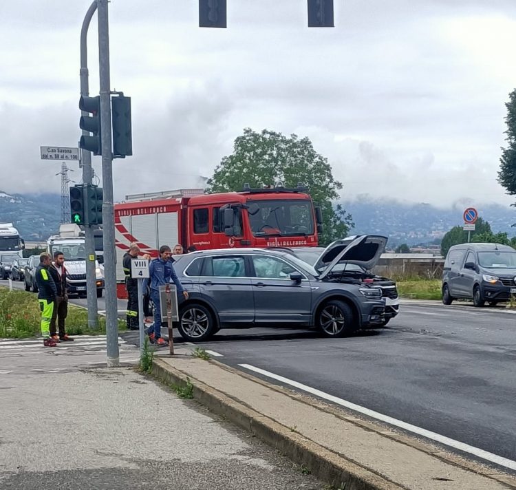 MONCALIERI – Incidente in corso Savona: traffico in tilt