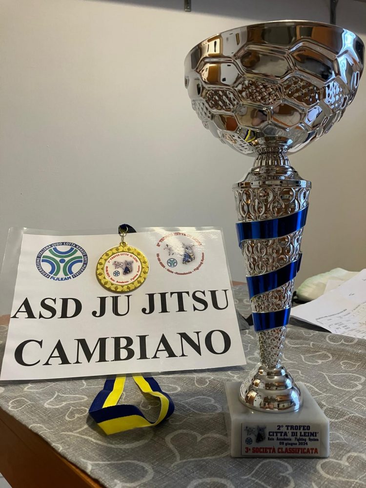 CAMBIANO – L’Asd Jujitsu sugli allori al torneo di Leinì