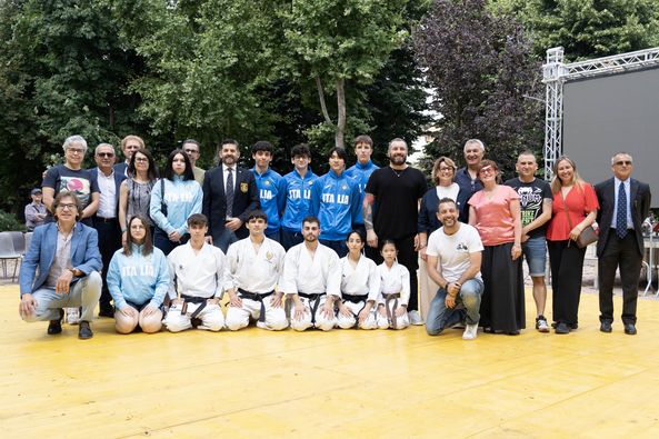 NICHELINO – I giovani atleti alla coppa del mondo di Karate