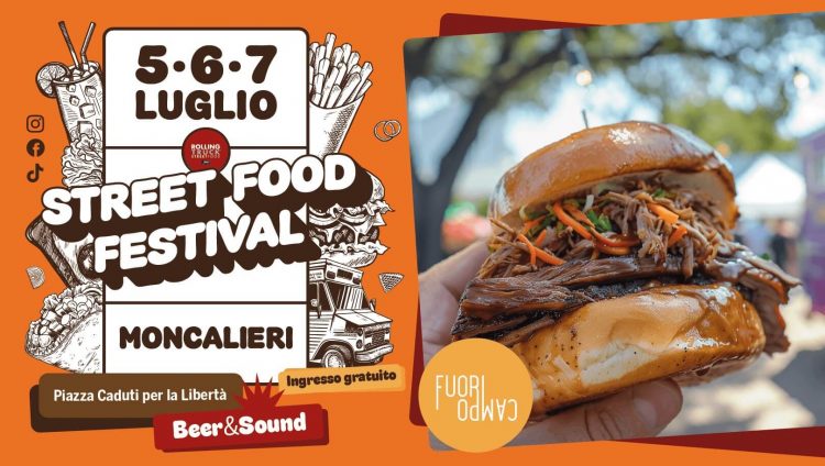 MONCALIERI – Fine settimana con lo street food in piazza Caduti