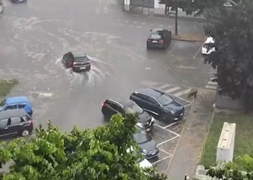 MALTEMPO – Bomba d’acqua sferza la cintura sud: Vinovo tra le più colpite