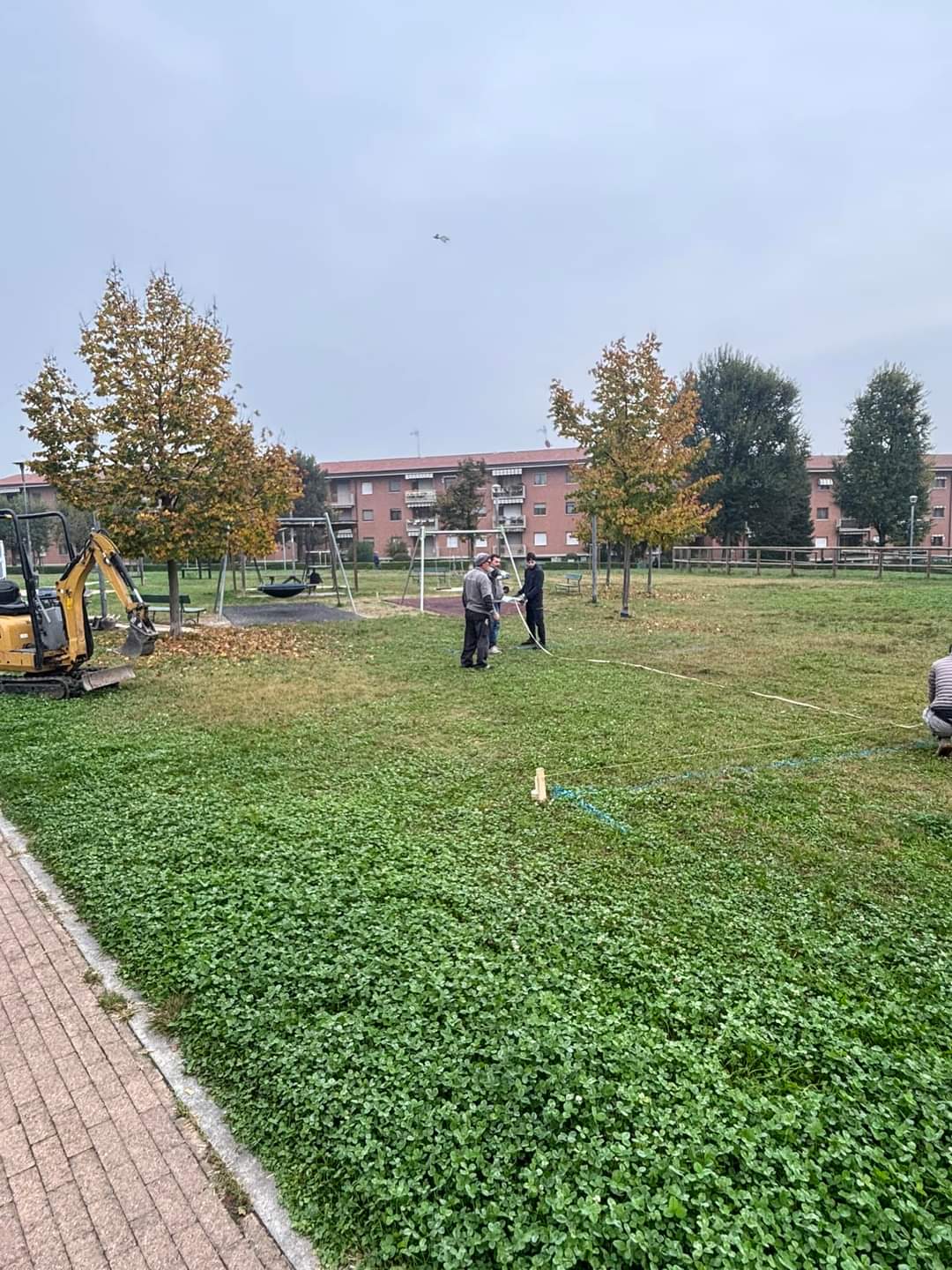 TROFARELLO – Lavori in corso al parco Belvedere