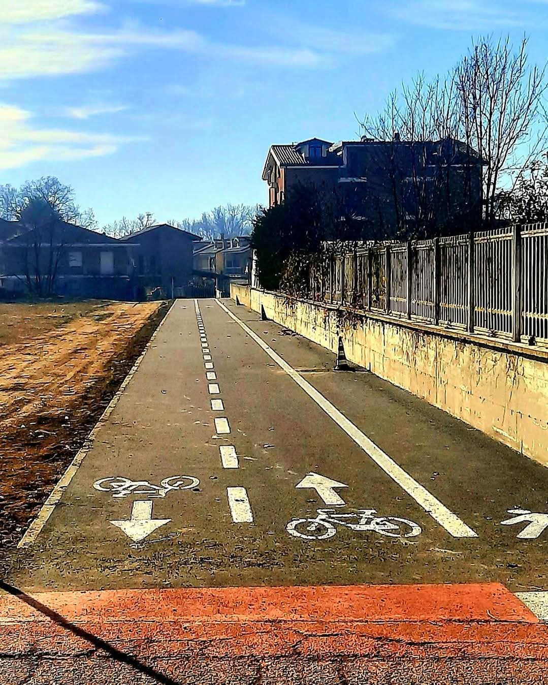 SANTENA – Completata la pista ciclabile di via San Salvà