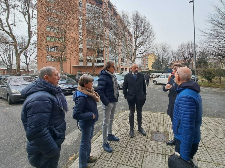 NICHELINO – Visita del neo presidente di Atc in via Cacciatori a Nichelino