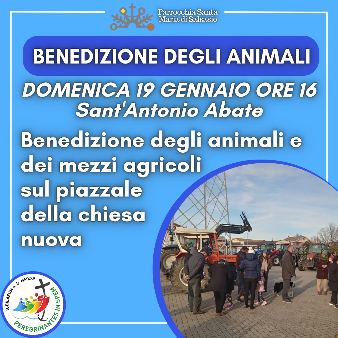 CARMAGNOLA – Casanova e a Salsasio domenica 19 gennaio c’è la benedizione degli animali